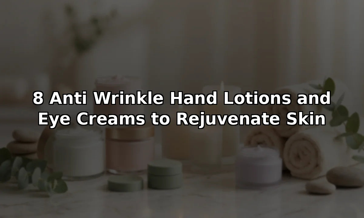 8 Anti Wrinkle Hand Lotions and Eye Creams to Rejuvenate Skin