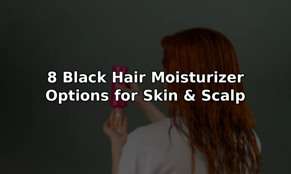 8 Black Hair Moisturizer Options for Skin & Scalp