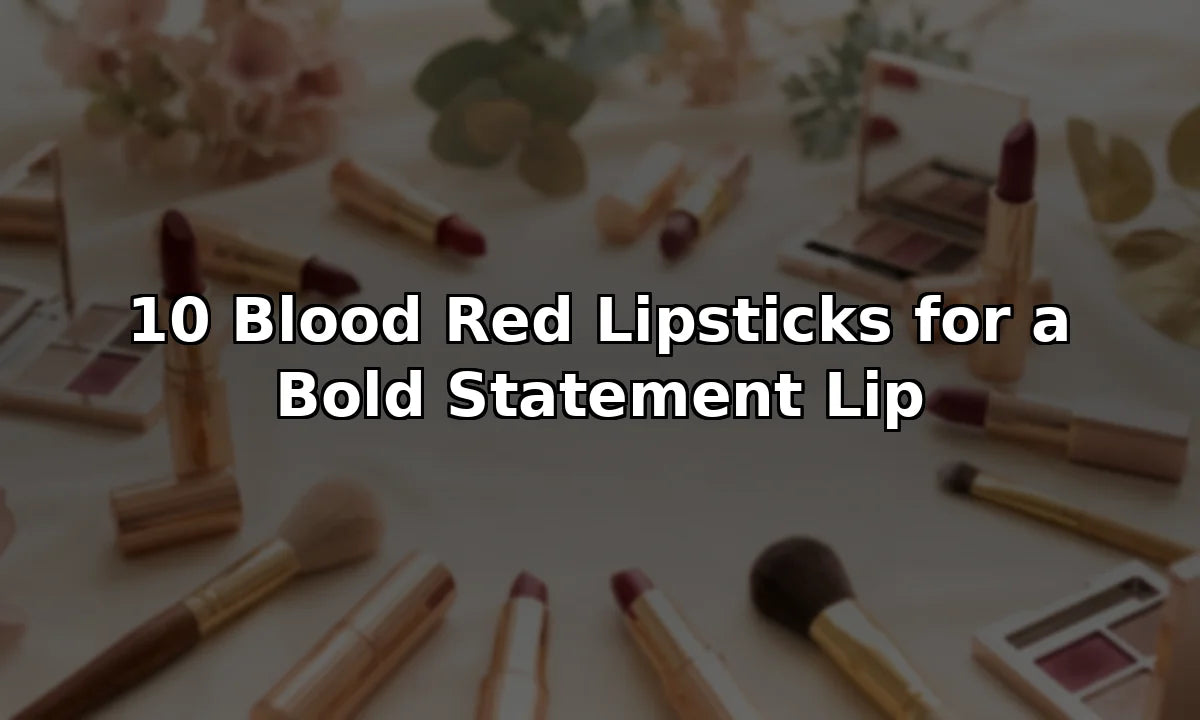 10 Blood Red Lipsticks for a Bold Statement Lip