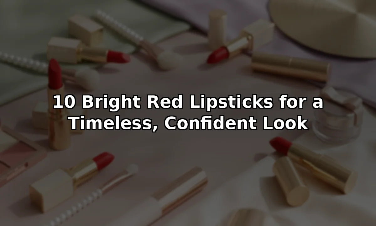 10 Bright Red Lipsticks for a Timeless, Confident Look