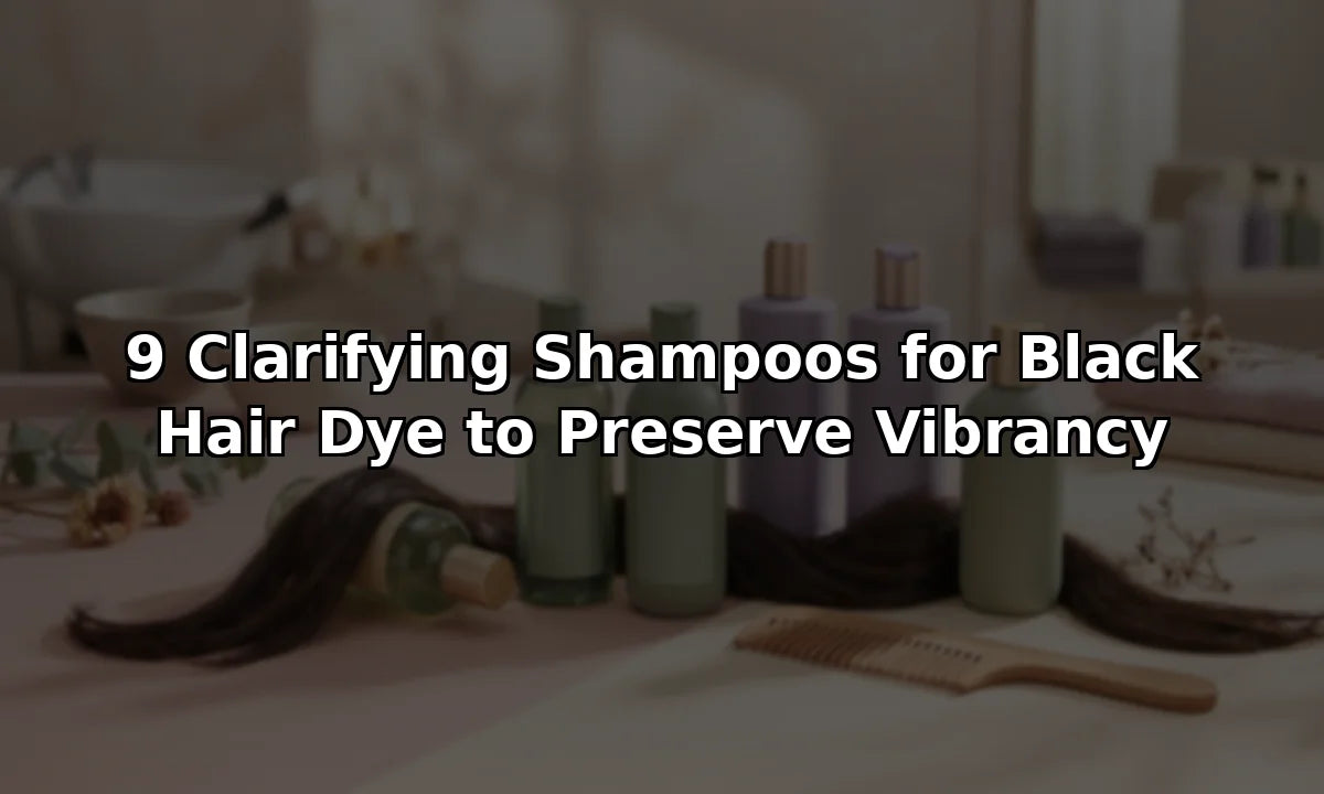9 Clarifying Shampoos for Black Hair Dye to Preserve Vibrancy