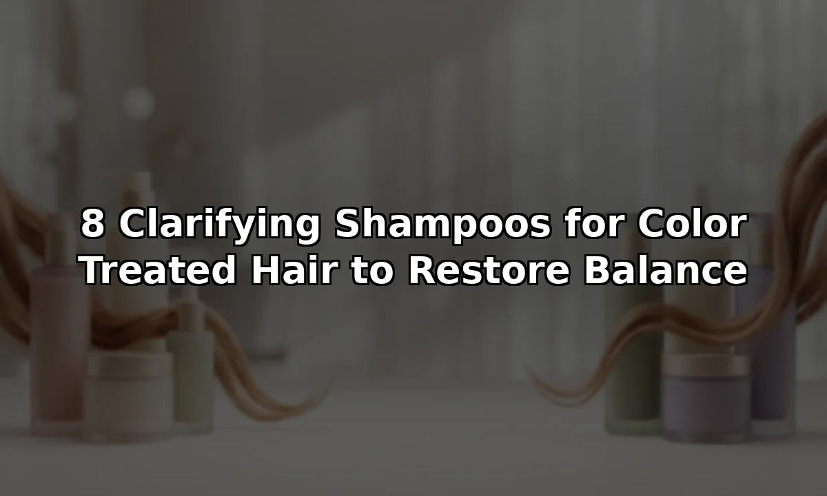 8 Clarifying Shampoos for Color Treated Hair to Restore Balance