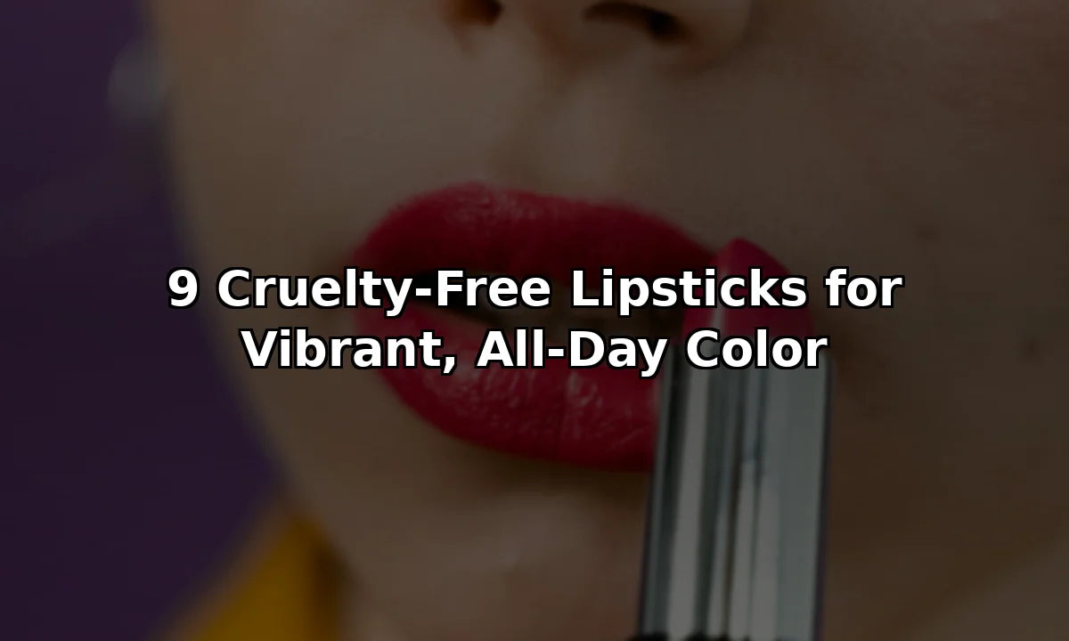 9 Cruelty-Free Lipsticks for Vibrant, All-Day Color