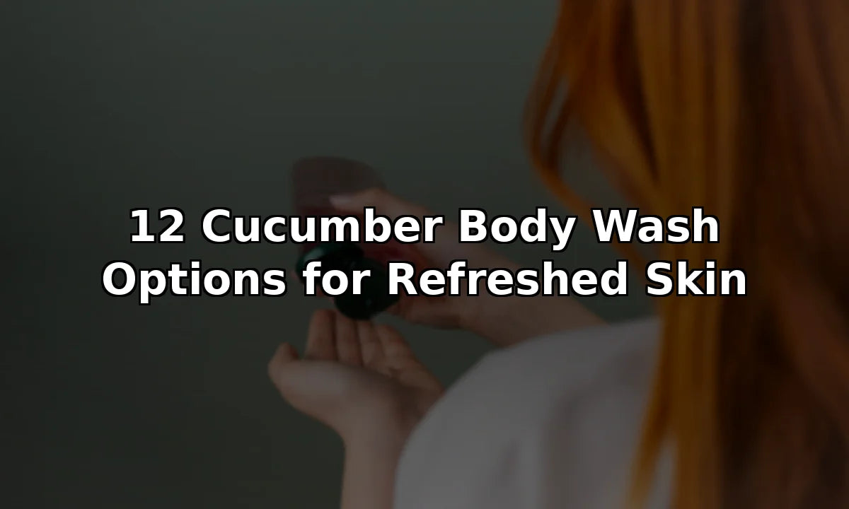 12 Cucumber Body Wash Options for Refreshed Skin