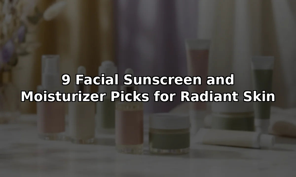 9 Facial Sunscreen and Moisturizer Picks for Radiant Skin