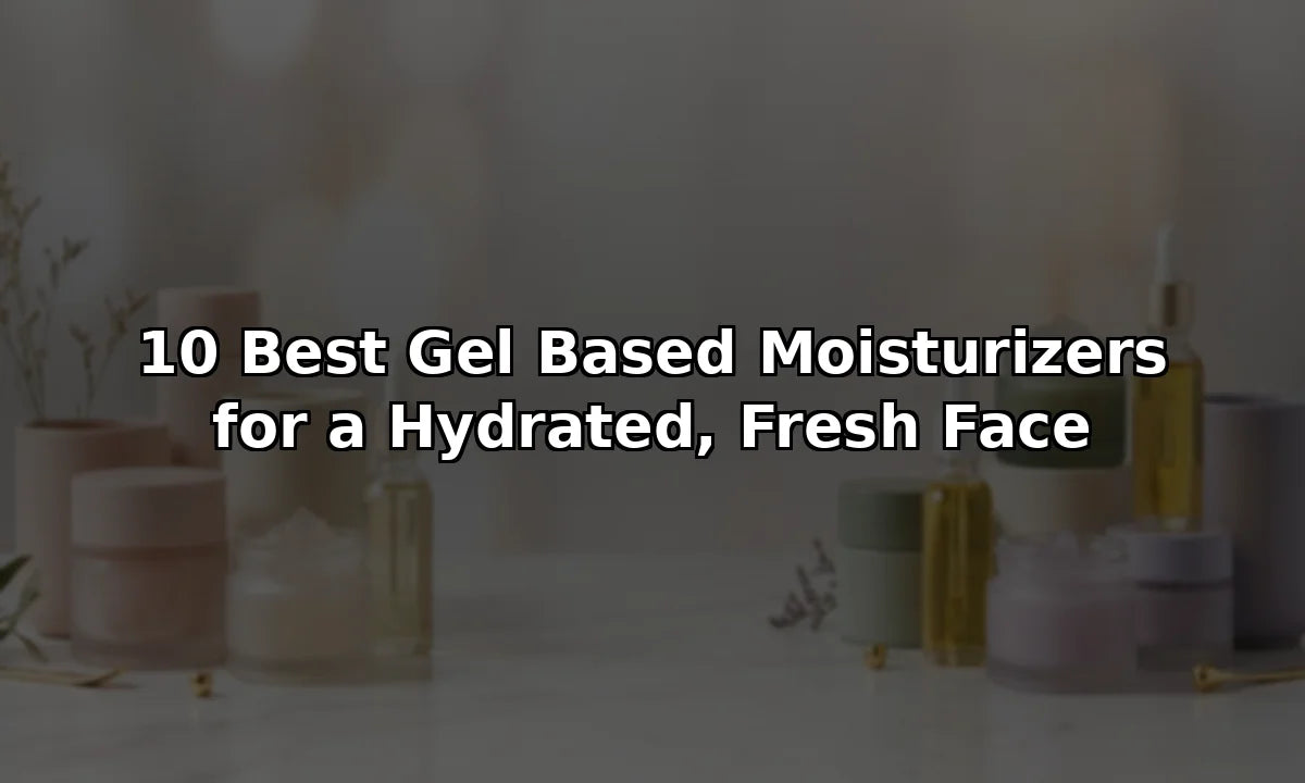 10 Best Gel Based Moisturizers for a Hydrated, Fresh Face
