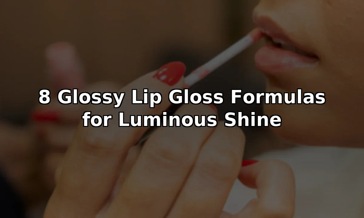 8 Glossy Lip Gloss Products for Luminous Shine