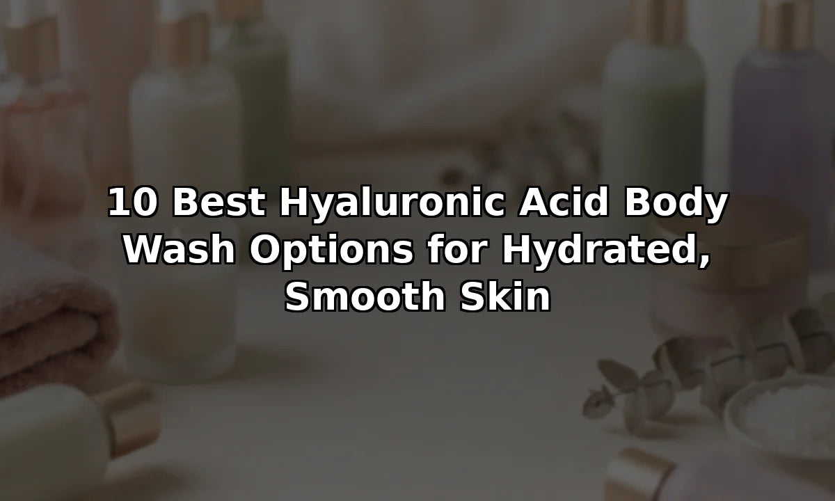 10 Best Hyaluronic Acid Body Wash Options for Hydrated, Smooth Skin