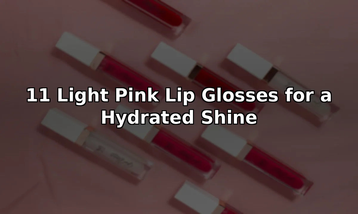 11 Light Pink Lip Glosses for a Hydrated Shine