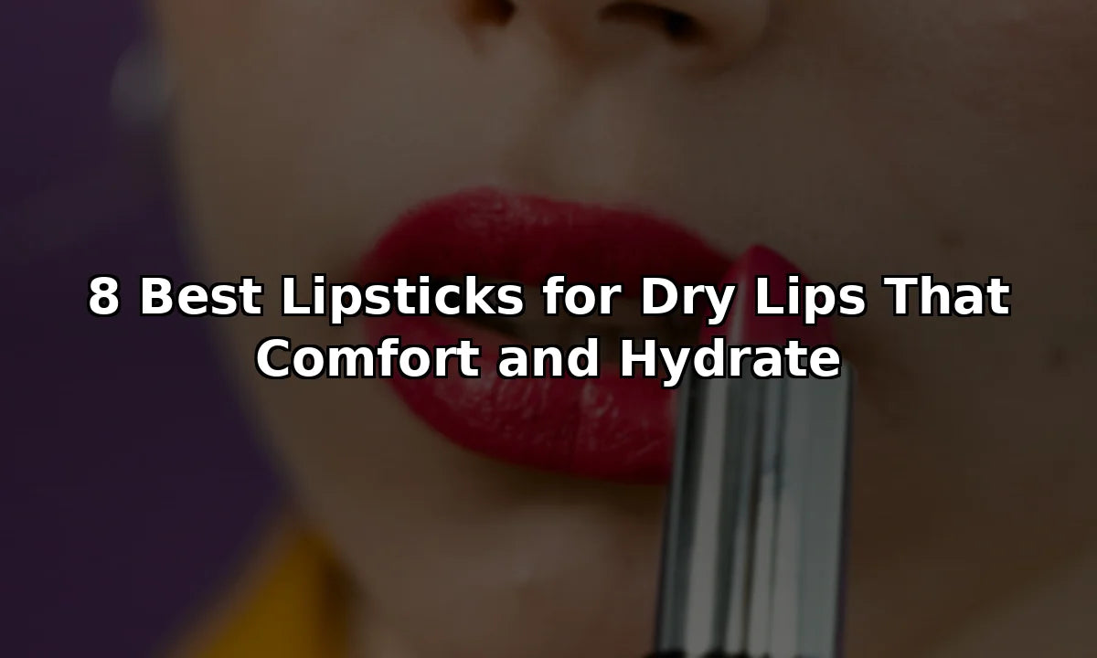 8 Best Lipsticks for Dry Lips That Comfort and Hydrate