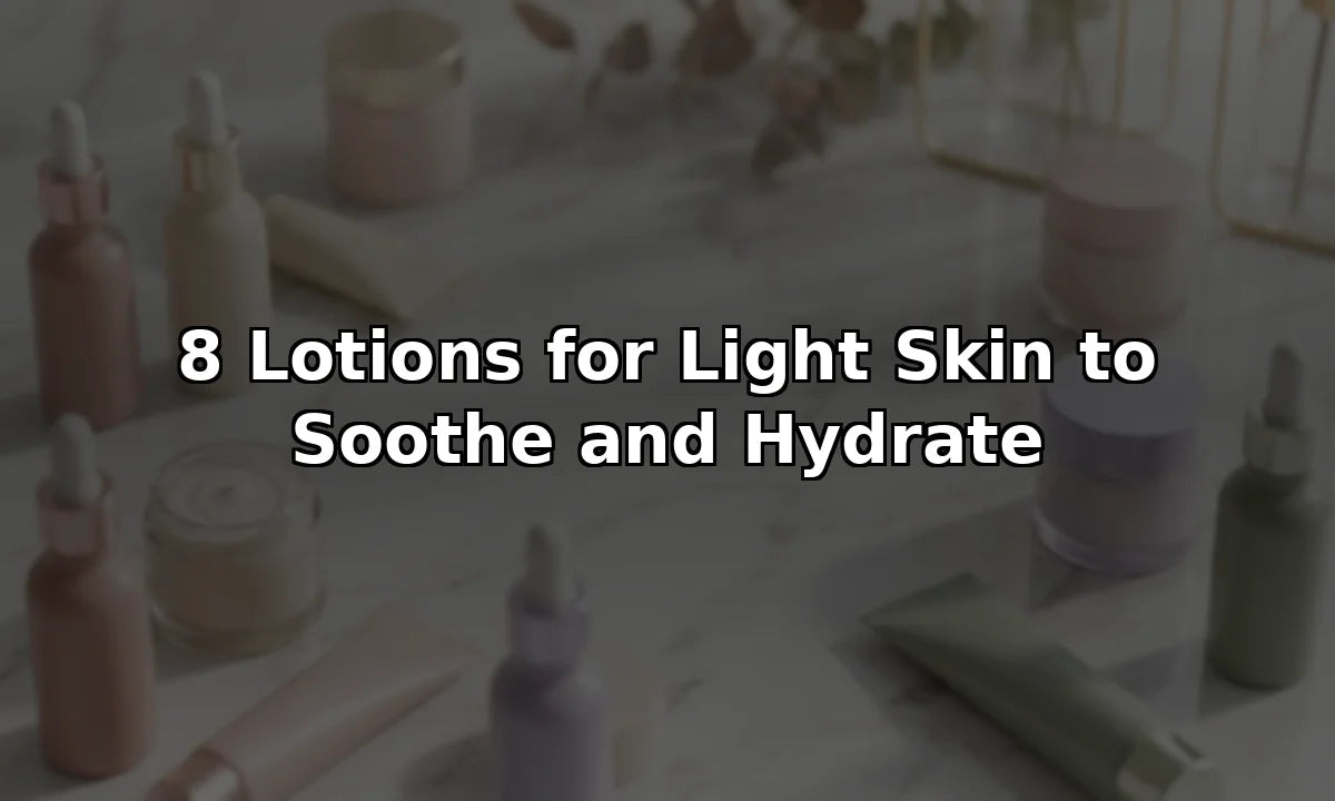 8 Lotions for Light Skin to Soothe and Hydrate