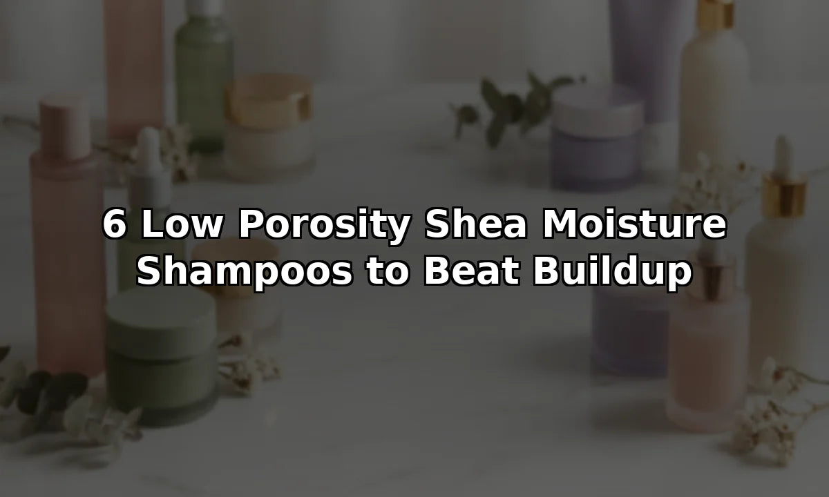 6 Low Porosity Shea Moisture Shampoos to Beat Buildup
