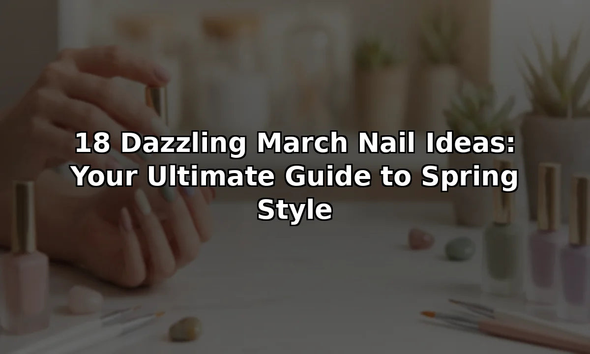 18 Dazzling March Nail Ideas: Your Ultimate Guide to Spring Style
