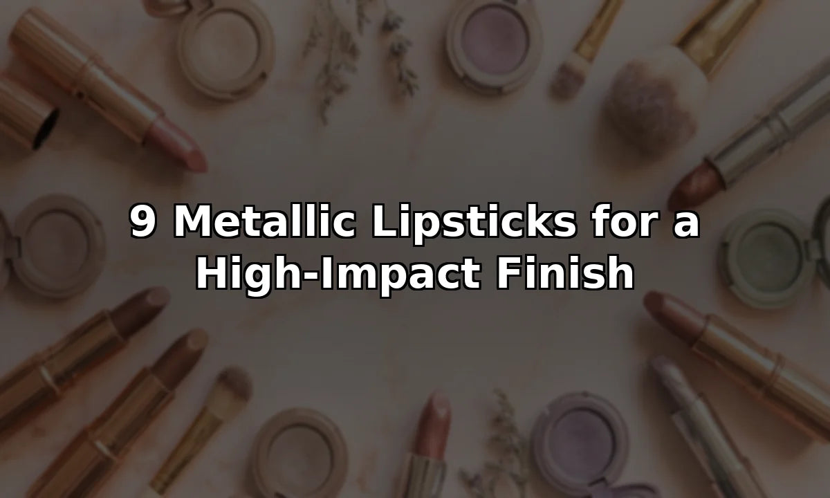 9 Metallic Lipsticks for a High-Impact Finish