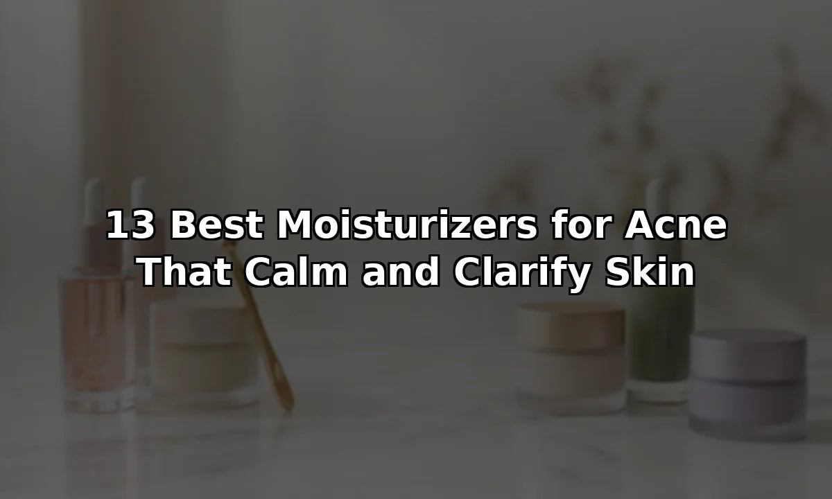 13 Best Moisturizers for Acne That Calm and Clarify Skin