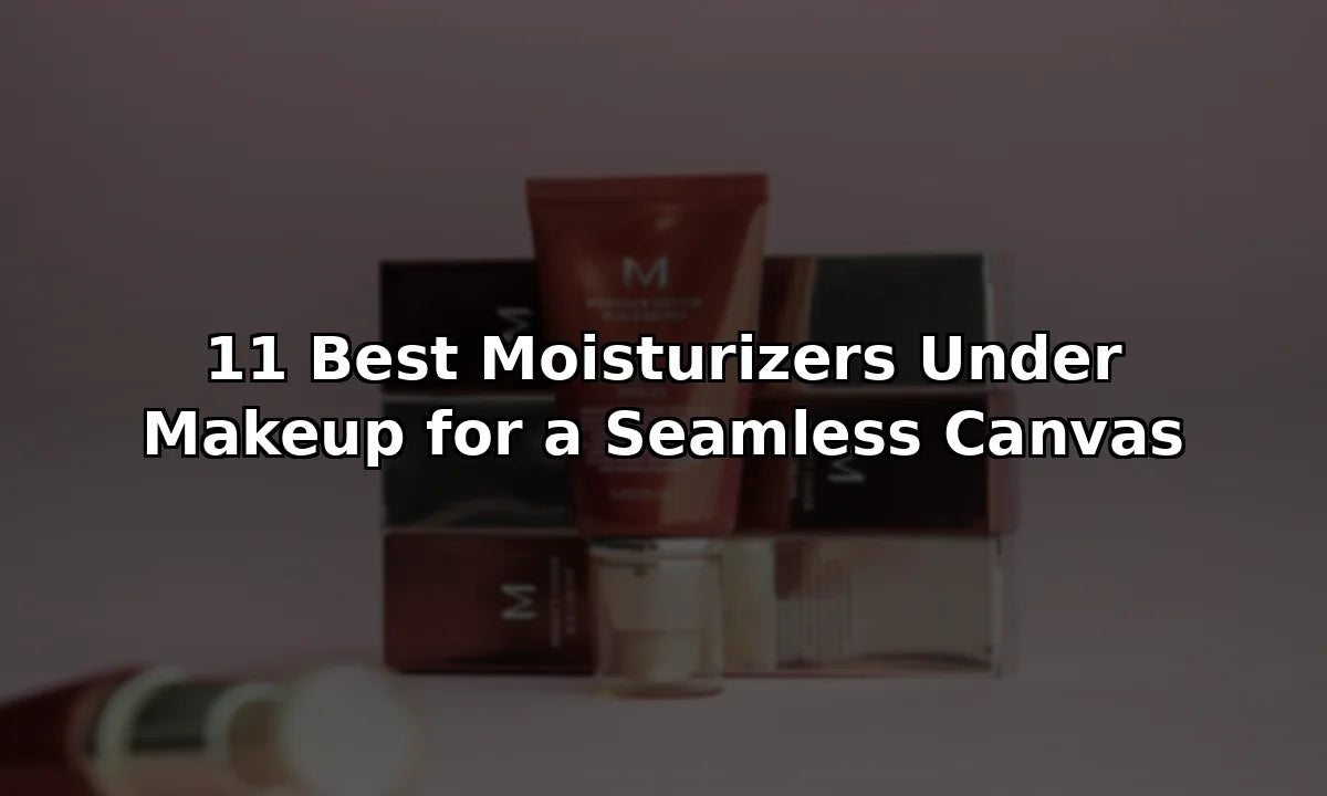 11 Best Moisturizers Under Makeup for a Seamless Canvas