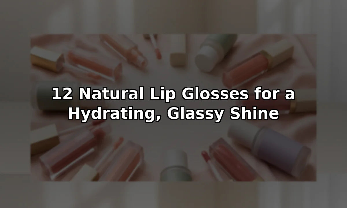 12 Natural Lip Glosses for a Hydrating, Glassy Shine
