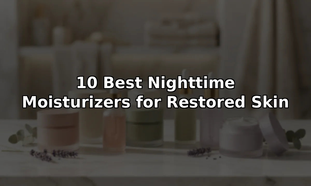 10 Best Nighttime Moisturizers for Restored Skin