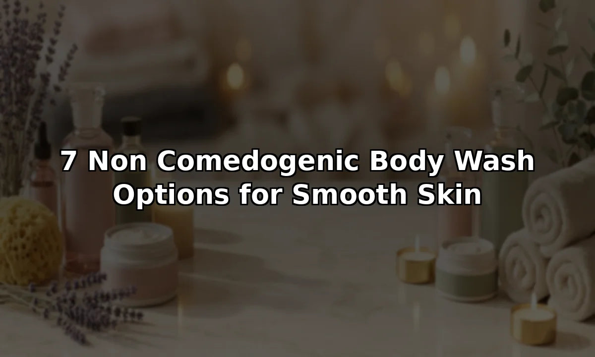 7 Non Comedogenic Body Wash Options for Smooth Skin