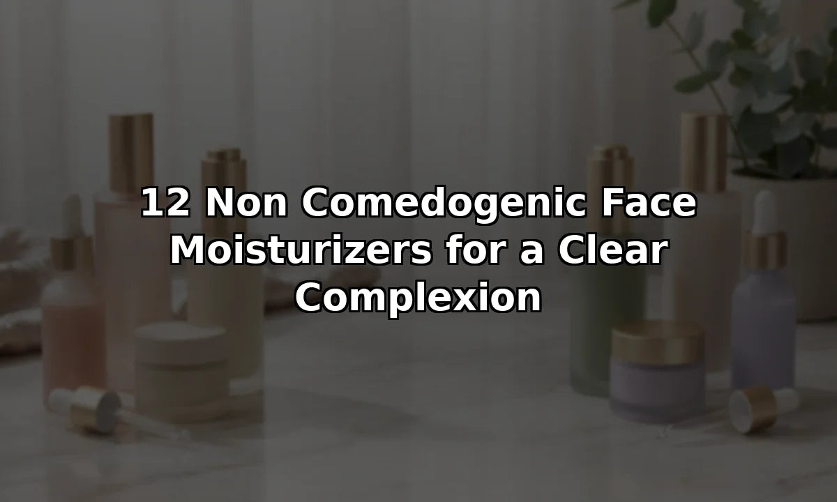 12 Non Comedogenic Face Moisturizers for a Clear Complexion