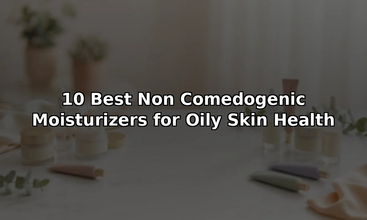 10 Best Non Comedogenic Moisturizers for Oily Skin Health
