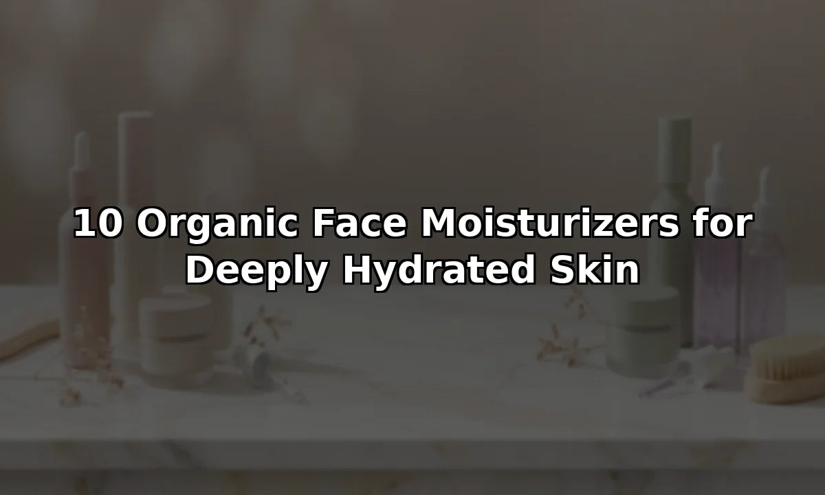 10 Organic Face Moisturizers for Deeply Hydrated Skin