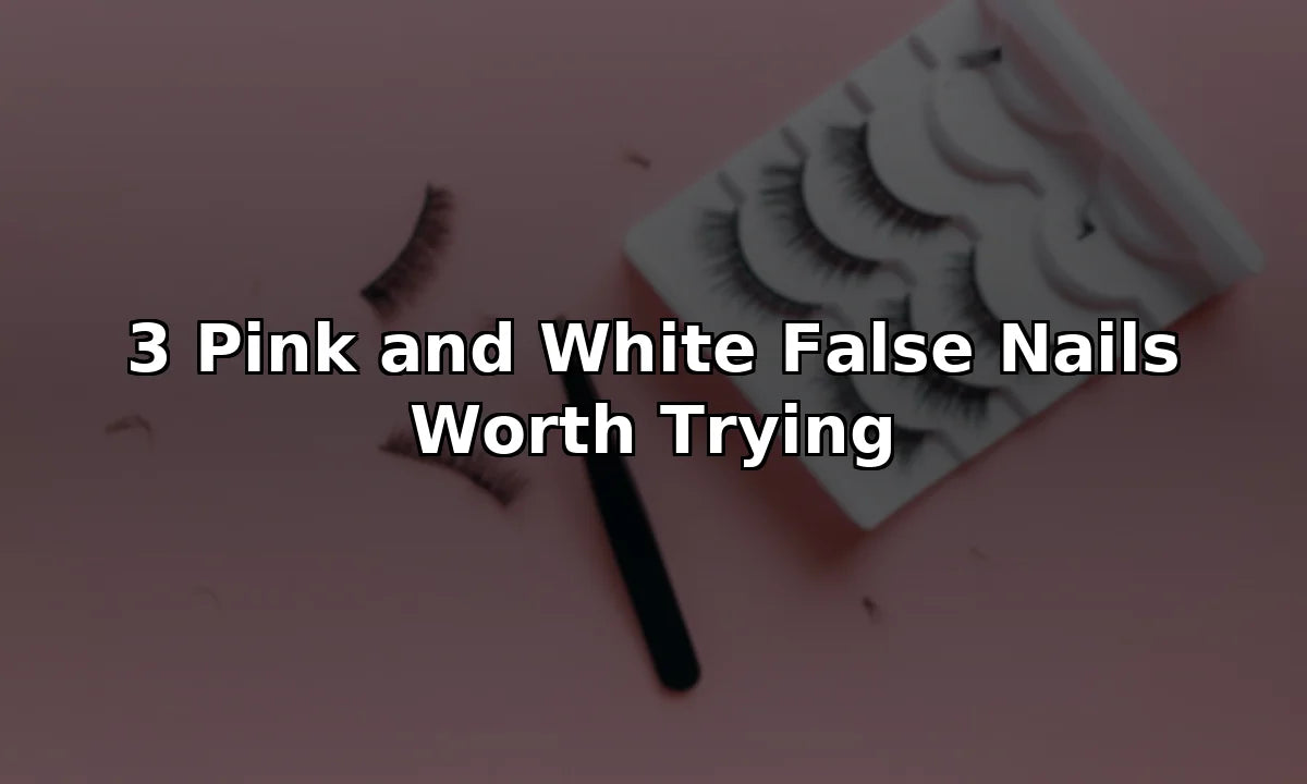 3 Pink and White False Nails Worth Trying