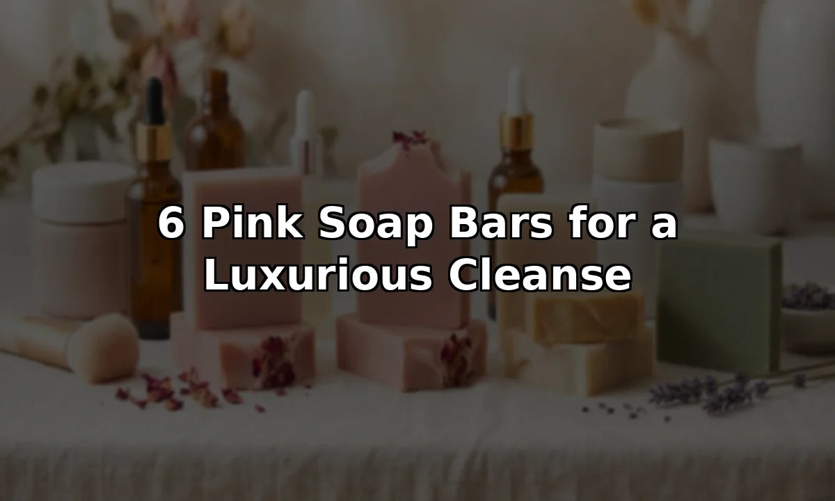 6 Pink Soap Bars for a Luxurious Cleanse