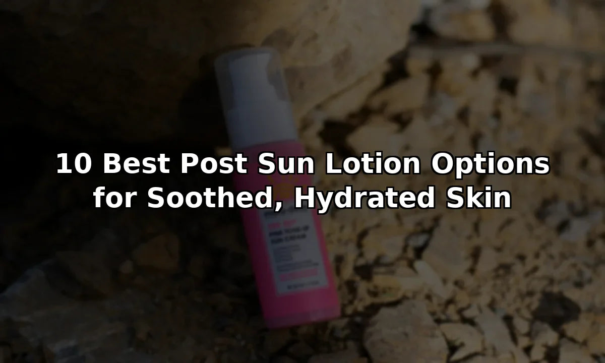10 Best Post Sun Lotion Options for Soothed, Hydrated Skin