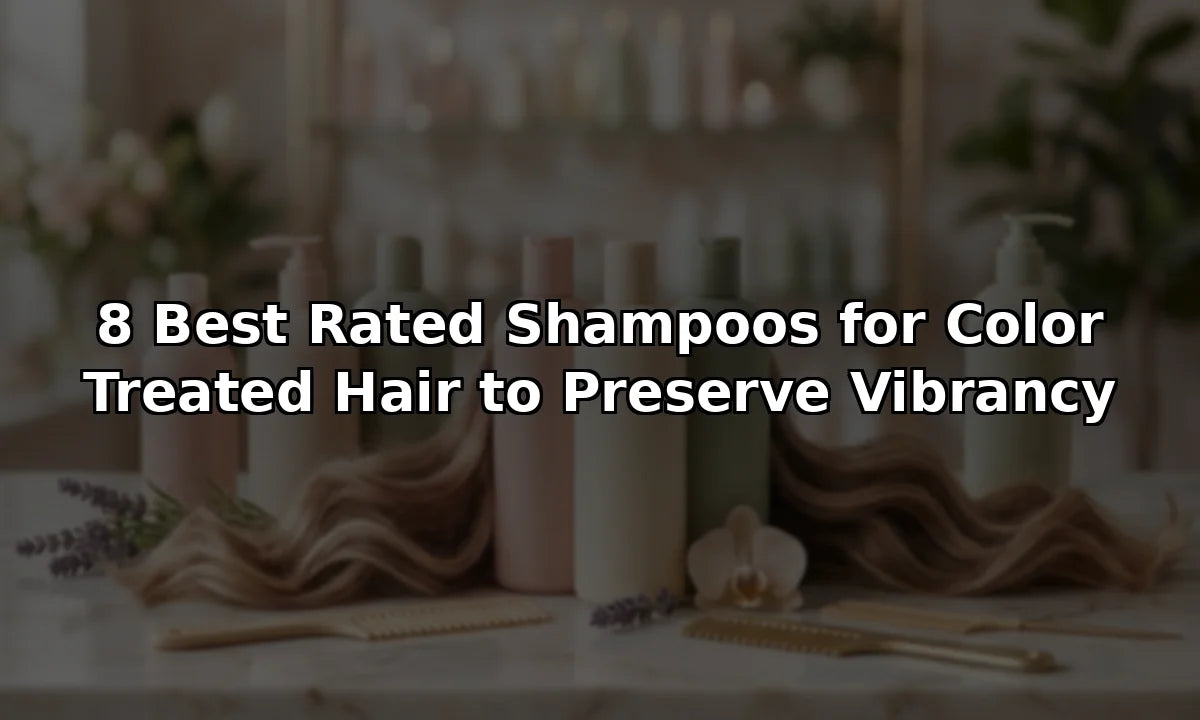 8 Best Rated Shampoos for Color Treated Hair to Preserve Vibrancy