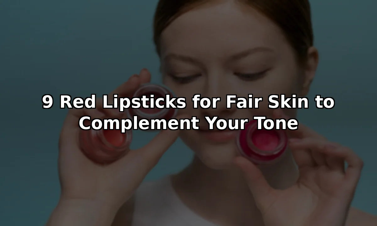 9 Red Lipsticks for Fair Skin to Complement Your Tone