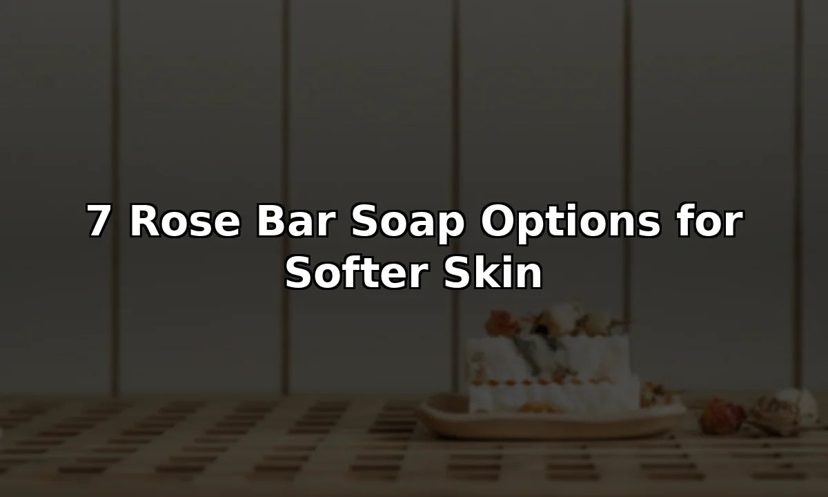 7 Rose Bar Soap Options for Softer Skin