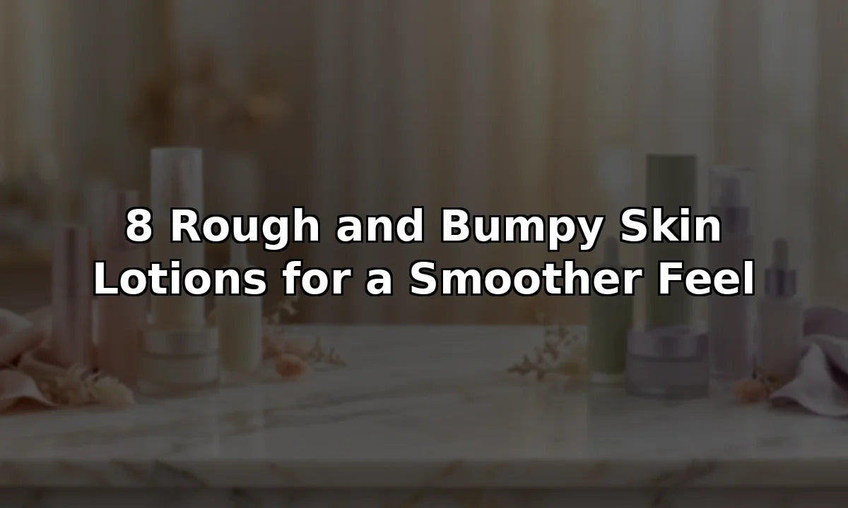 8 Rough and Bumpy Skin Lotions for a Smoother Feel