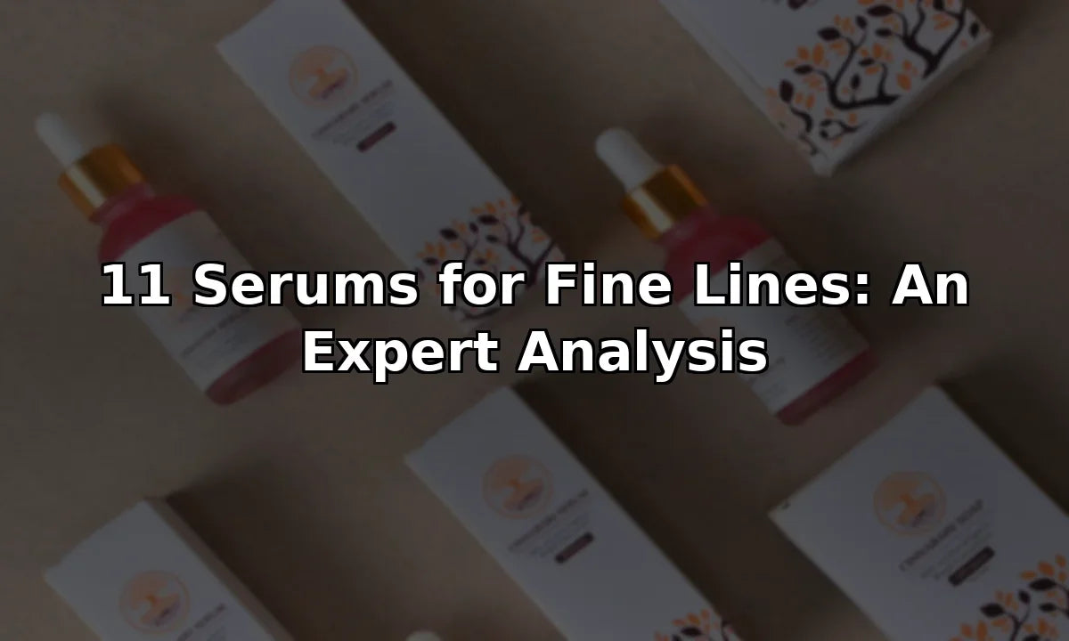 11 Serums for Fine Lines: An Expert Analysis