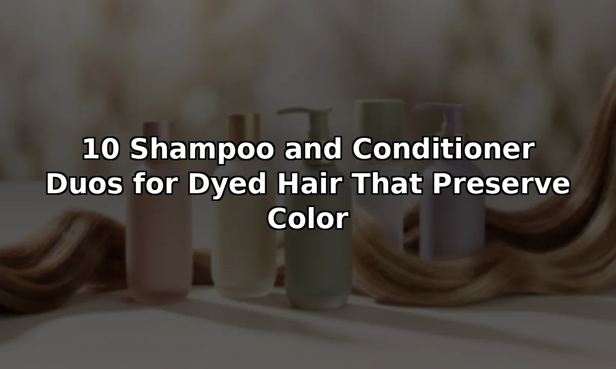 10 Shampoo and Conditioner Duos for Dyed Hair That Preserve Color