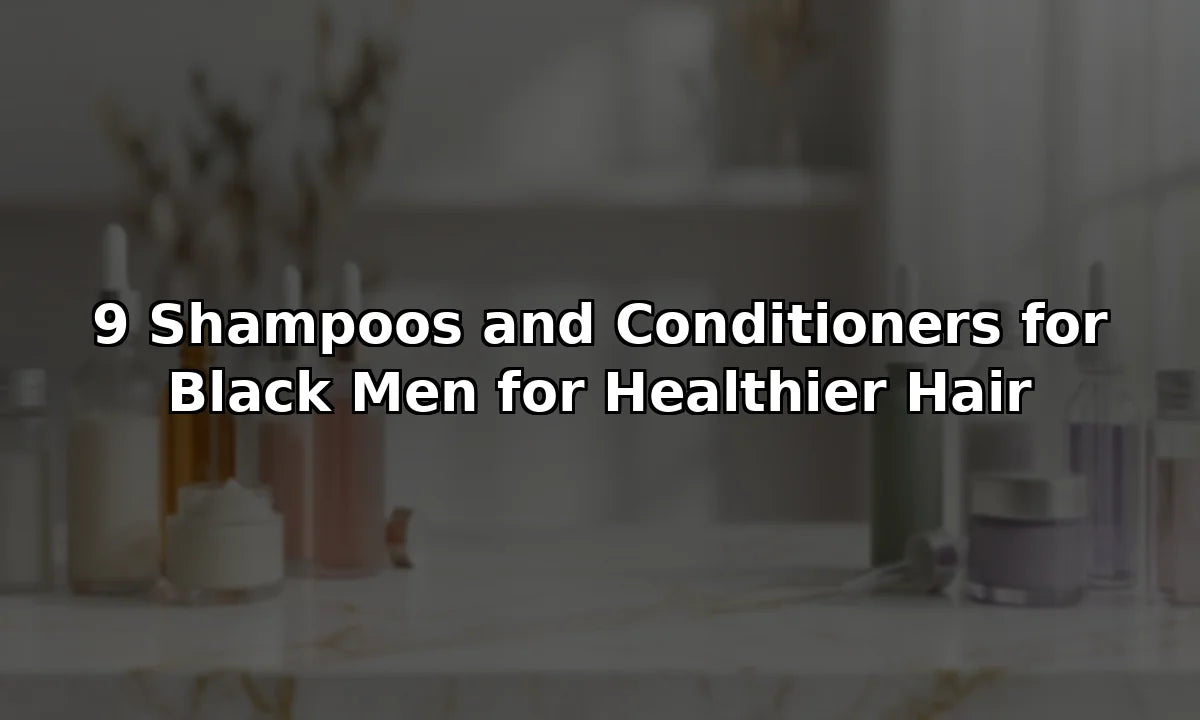 9 Shampoos and Conditioners for Black Men for Healthier Hair