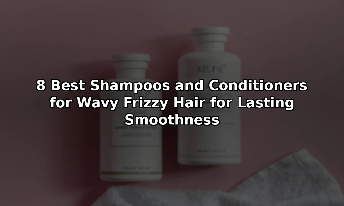 8 Best Shampoos and Conditioners for Wavy Frizzy Hair for Lasting Smoothness