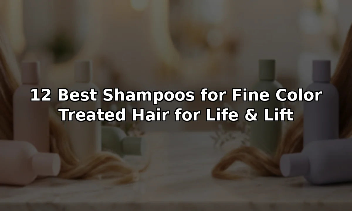 12 Best Shampoos for Fine Color Treated Hair for Life & Lift