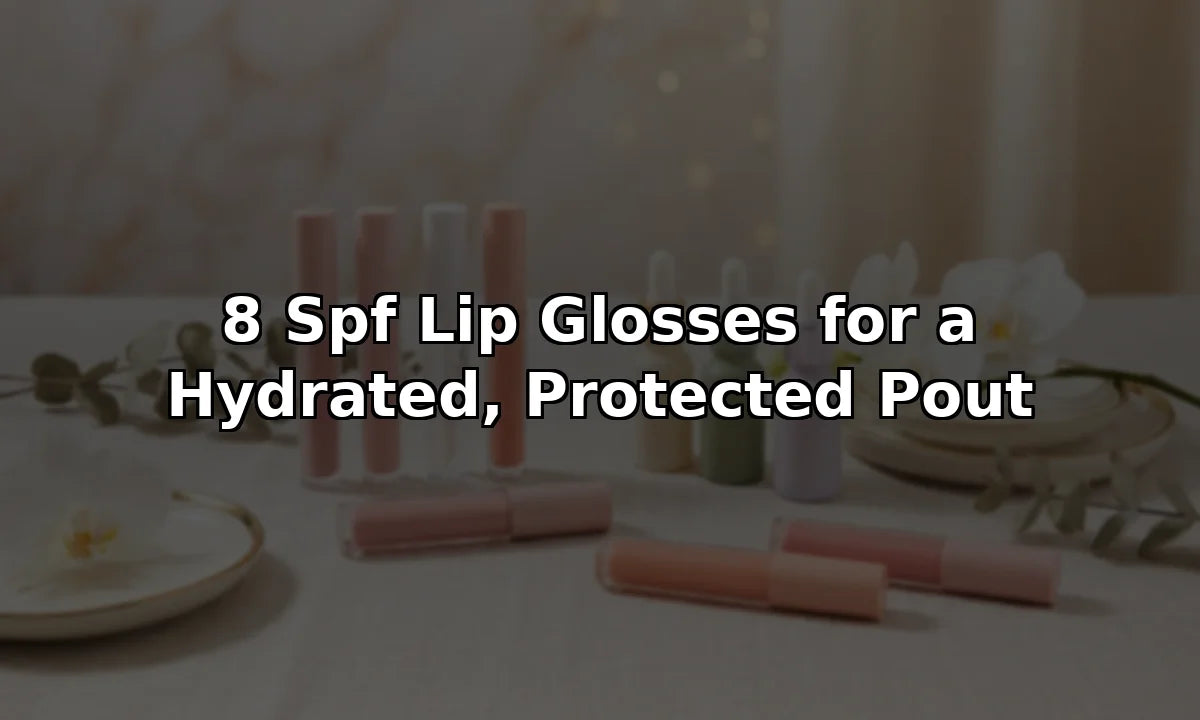 8 Spf Lip Glosses for a Hydrated, Protected Pout