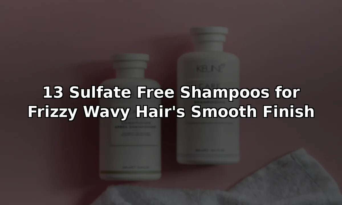 13 Sulfate Free Shampoos for Frizzy Wavy Hair's Smooth Finish