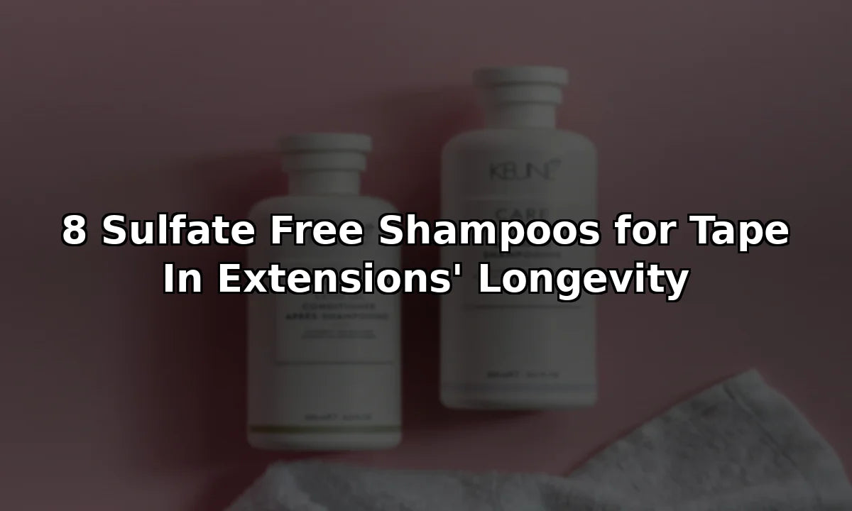 8 Sulfate Free Shampoos for Tape In Extensions' Longevity