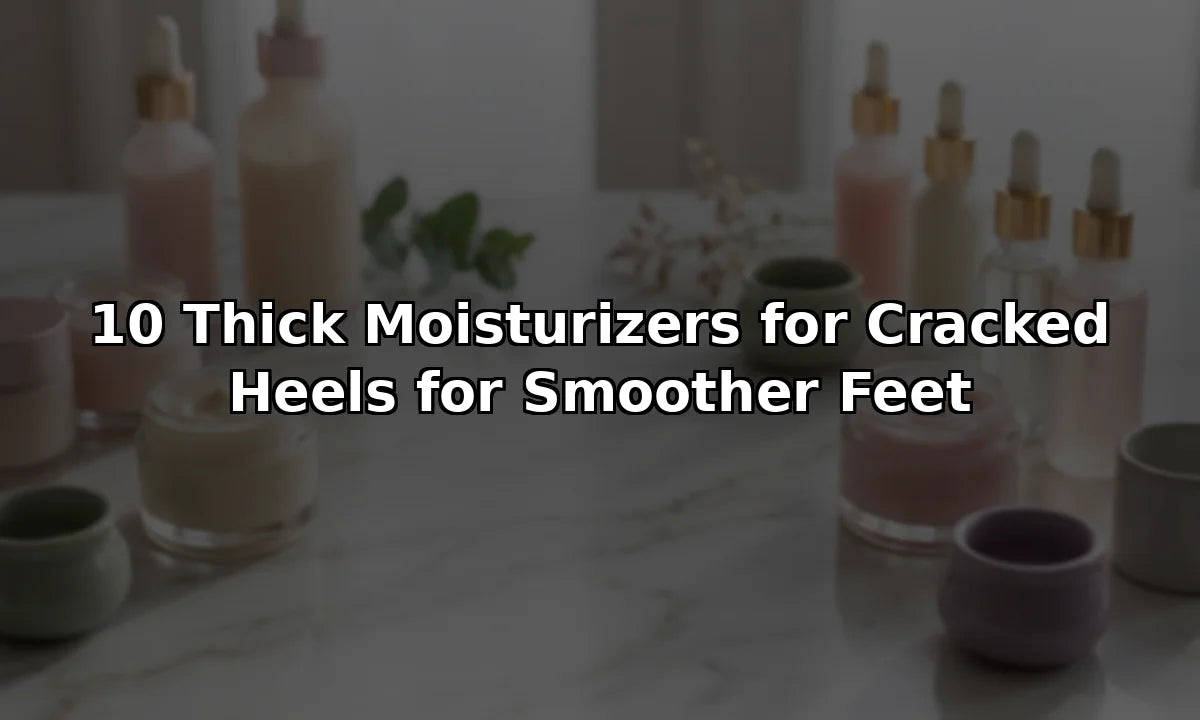 10 Thick Moisturizers for Cracked Heels for Smoother Feet