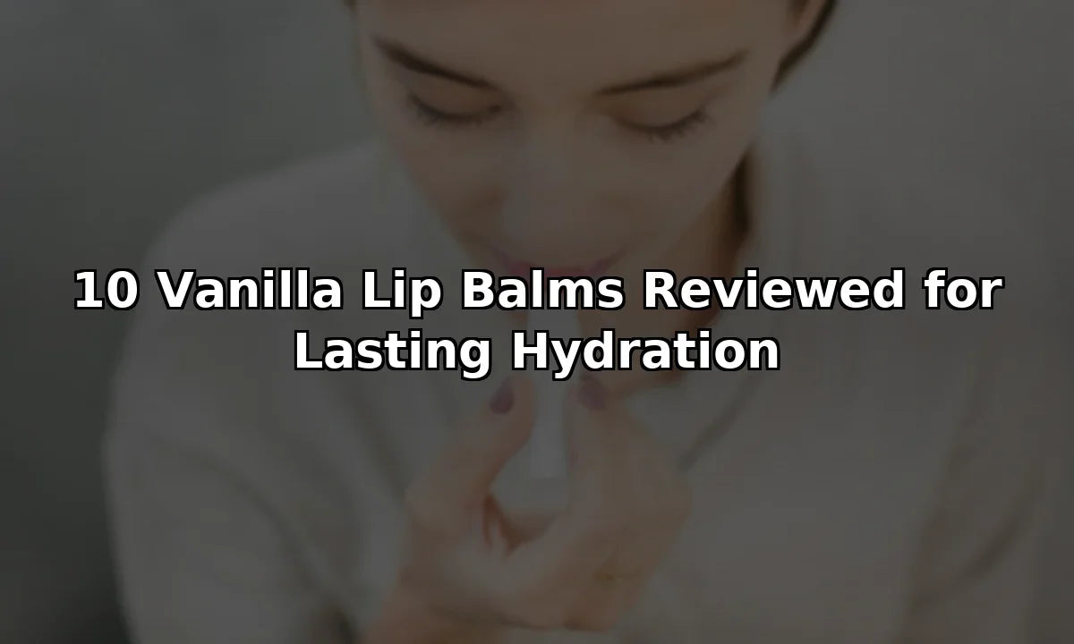 10 Vanilla Lip Balms Reviewed for Lasting Hydration