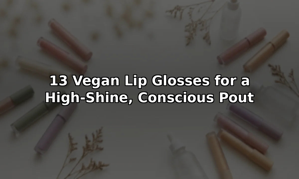 13 Vegan Lip Glosses for a High-Shine, Conscious Pout