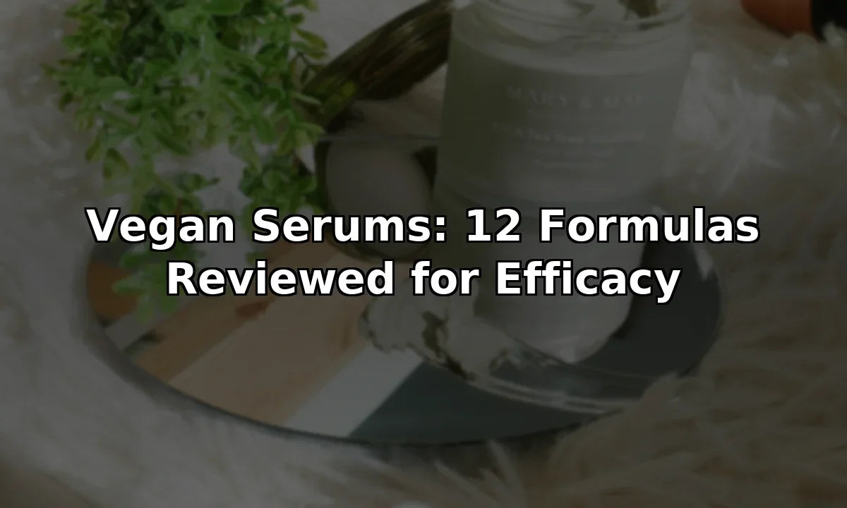 Vegan Serums: 12 Formulas Reviewed for Efficacy