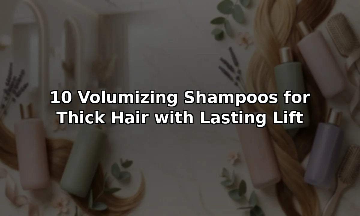 10 Volumizing Shampoos for Thick Hair with Lasting Lift
