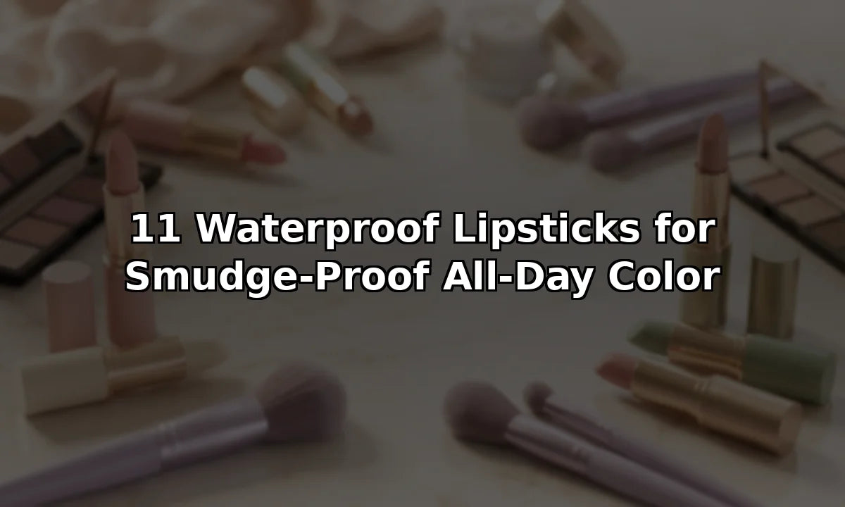 11 Waterproof Lipsticks for Smudge-Proof All-Day Color