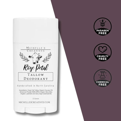 Michelle's Creatives Handmade Tallow Based Deodorant Stick - Image 4