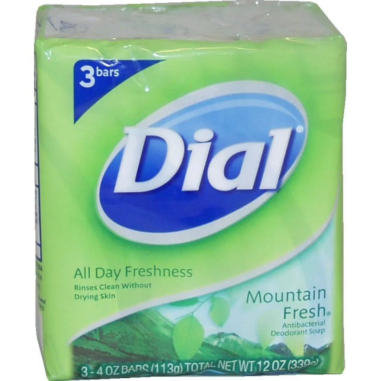 'Mountain Fresh' 4-Ounce Antibacterial Deodorant Soap 3 Pack