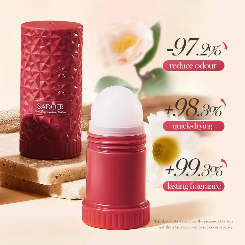 Fragrant anti Odor Body Cream Roll-On Beads anti Sweating Odorless Scenting Underarm Neck Deodorant Refreshing Creams